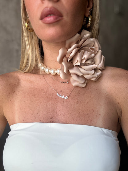 Collana Maxi Rosa